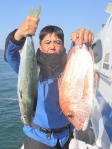 ハマチ・タイ-広島遊漁船海斗