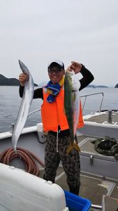 タチウオ・ハマチ-広島遊漁船海斗
