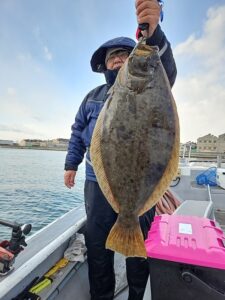 ヒラメ―広島遊漁船海斗